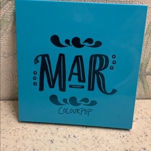 Swatched Mar palette by Colourpop